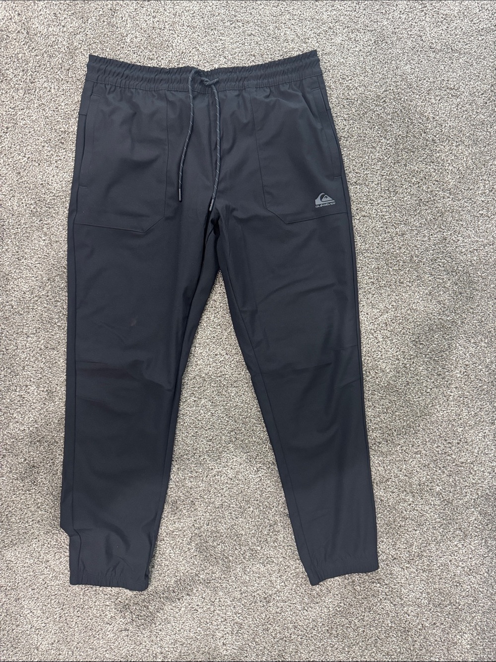 Quiksilver Men's Black Jogger Sweatpants with Drawstring never worn